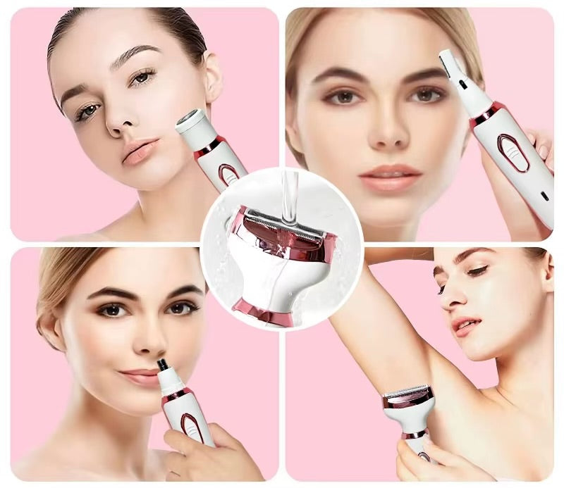 4-in-1 Painless Electric Shaver for Women